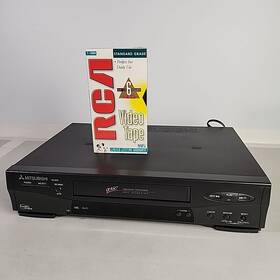 Mitsubishi Hs-u576 Vcr Plus Player And Recorder Hi-fi Stereo Sound No Remote