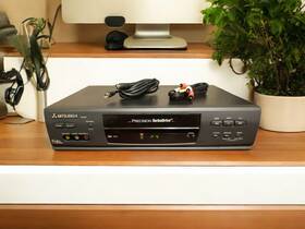 Mitsubishi Hs-u577 Hifi Vcr Video Cassette Recorder Cables Antenna No Remote