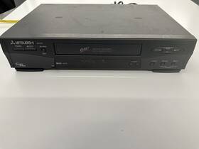 Mitsubishi Hs-u776 Super Video Cassette Recorder Vcr Vhs Tested Works No Remote