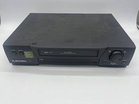 Mitsubishi Hs-u790 S-vhs 4 Head Hifi Stereo Vcr Video Cassette Recorder Read Dsc