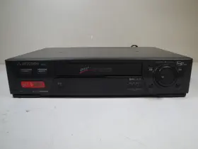 Hs-u795 Mitsubishi Vcr Plus Gold 4-head Hifi Vhs Player No Remote