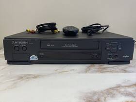 Mitsubishi Hsu540 Hs-u540 Vhs Vcr Twin Perfect Tape Stereo Cassette Recorder