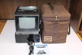 Vhs-760 Mpo Videotronics Portable Combination Vcr Color Monitor Working