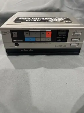 Vc-103 Olympus Vintage Portable Vhs Recorder No Power Untested With Case