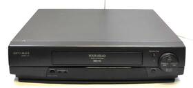 Optimus 16-547 4-head Vhs Hq Vcr Radio Shack No Remote