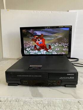 Orion 10100 Video Cassette Player Vhs Digital Auto Tracking Vcr Model Vro 100 Works