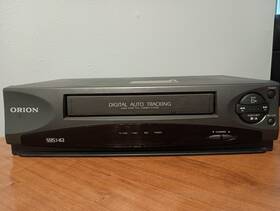 Orion Vr0217 Vintage Vcr Vhs Hq Cassette Tape Player Recorder Tested Works