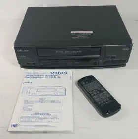 Vr0418 Orion 4-head Vcr Vhs Tape Player/recorder With Remote And Owners Manual