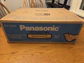 Panansonic 6589 Panasonic Pv-2301 Omnivision Blue Line 4 Head Vcr Vhs Player