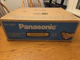Pv-2301 Panansonic 6589 Panasonic Omnivision Blue Line 4 Head Vcr Vhs Player