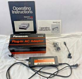 Panasonic A118 Omnivision Vhs Pv-a118 Plug-in Ac Adaptor And Accessories