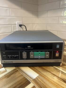 Panasonic Ag-1000-eg Vintage Rare Ag-1000b Vhs Video Recorder Front Loading System Reas