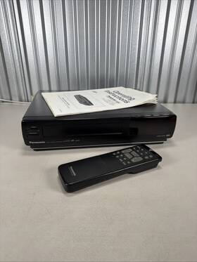 Panasonic Ag-1270 Professional Proline 4-head Vcr With Manual And Remote - Works
