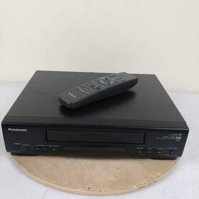 Panasonic Ag-1290p Ag-1290 Super 4-head Vcr Proline Vhs Tested With Remote Control