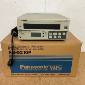 Ag-5210p Panasonic Video Cassette Recorder Vhs Vintage With Original Box Q3