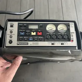 Ag-6400 Panasonic Professional Hi-fi Vhs Video Recorder And Case Tested