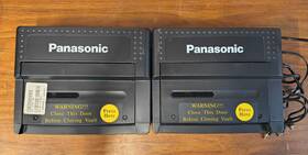 Panasonic Ag-720p Lot Of 2 Rare Ag-720 Portable Vhs S-vhs Vcr W./ Cables - Untested