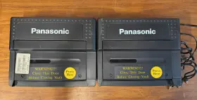 Ag-720p Panasonic Lot Of 2 Rare Ag-720 Portable Vhs S-vhs Vcr W./ Cables - Untested