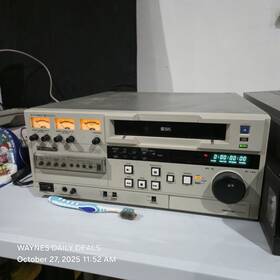 Panasonic Ag-7650p Professional S-vhs Editing Vcr