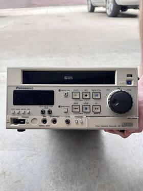 Panasonic Ag-md830 Ag-md830p S-vhs Vcr Vintage Used With Crt Pvm Vhs