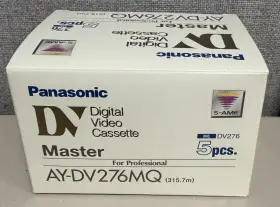 Ay-dv276mq Panasonic 5pcs. Master For Professional Dv Video Cassette