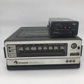 Panasonic Nv-8400 Omnivision Ii Portable Vhs Vcr With Tv Camera Control Unit As-is