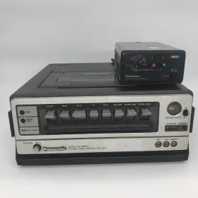 Nv-8400 Panasonic Omnivision Ii Portable Vhs Vcr With Tv Camera Control Unit As-is