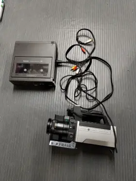 1cvc6036e Panasonic Nv-8420 Lot Vhs Vcr &ge General Electric Video Camera Model