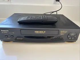 Nv-hd600 Panasonic Hq Hi-fi Mts Super 4-head Vcrplus Tested With Remote