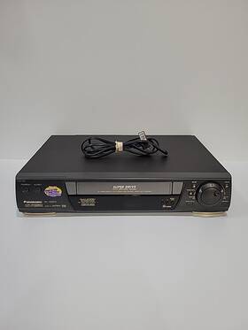 Panasonic Nv-hd640 Nv-hd670 Vcr Vhs Video Nicam Cassette Recorder Super Drive Works Great