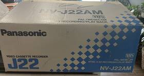 Panasonic Nv-j22am Model J22 Vhs 4 Head Player And Recorder W Remote In Box Rare
