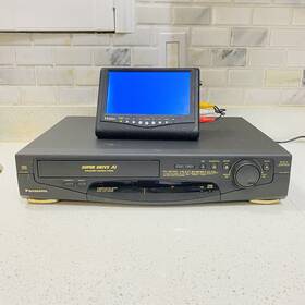 Panasonic Nv-sd350 Multisystem Vhs Video Vcr Super Drive Pal/mesecam/ntsc Read