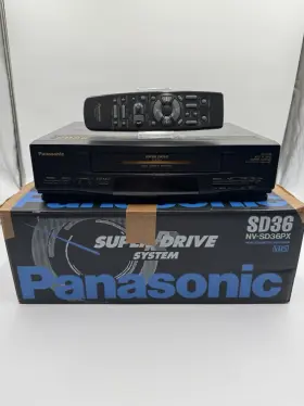 Nv-sd36px Panasonic Nv-sd36 Vcr Recorder Super Drive With Remote And Box