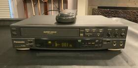 Panasonic Nv-sd50mc Multisystem Vhs Video Recorder Super Drive Karaoke With Remote
