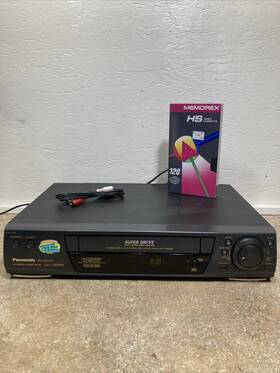 Panasonic Nv-sd570 Super Drive Vcr Vhs Multi-system Pal Mesecam And Ntsc Tested