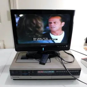 Pv-1225 Panasonic Top Loading Vcr Vhs Player Fully Tested Belts Replaced