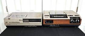 Panasonic Pv-1280m Two Omnivision Top Loader Vhs Vcrs - Models Pv-1210x And