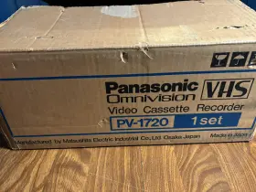 Pv-1720 Panasonic Omnivision Vcr Vhs With Box And Remote See Description