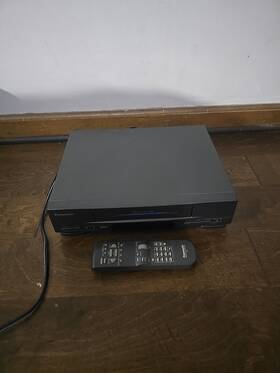 Panasonic Pv-2501 Video Cassette Recorder Blue Line Omnivision And Remote - Tested