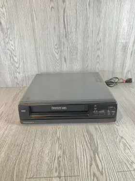 Pv-2912 Panasonic Blue Line Player Vcr Vhs Recorder Black 4 Heads - Tested
