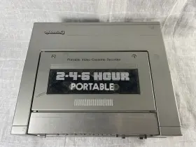 Pv-3000 Panasonic Portable Video Cassette Recorder 2-4-6 No Power Cord Untested