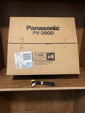 Panasonic Pv-3900 Omnivision Vhs Video Cassette Recorder