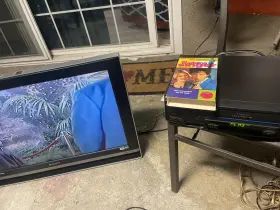 Pv-402 Panasonic 4 Head Omnivision Vhs Vcr Model Working. No Remote