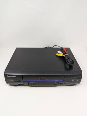 Panasonic Pv-4022 Blue Line Omnivision 4-head Vcr Vhs Player Tested