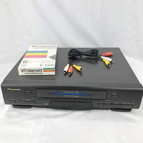Panasonic Pv-4459 Pv-v4459 Blue Line Vhs Player 4 Head Vcr Omnivision Tested Working