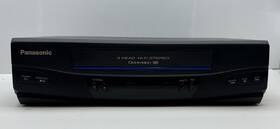 Panasonic Pv-451 Pv-v451-k Omnivision 4-head Hi-fi Vcr Player No Remote Tested