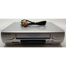 Panasonic Pv-4523 Hi Fi Vhs Vcr With Remote A/v Cables And Hdmi Adapter