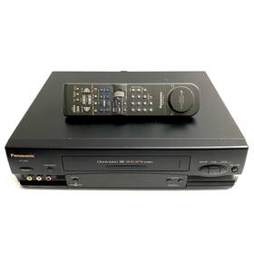 Panasonic Pv-4669 Omnivision Vcr Vhs Player With Remote Control Tested