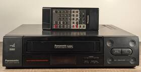 Panasonic Pv-4920 Omnivision Vcr Vhs Player Tested Working With Remote See Video