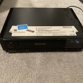 Panasonic Pv-4924 Omnivision Video Cassette Recorder Vhs Rare Wood Trim No Remot